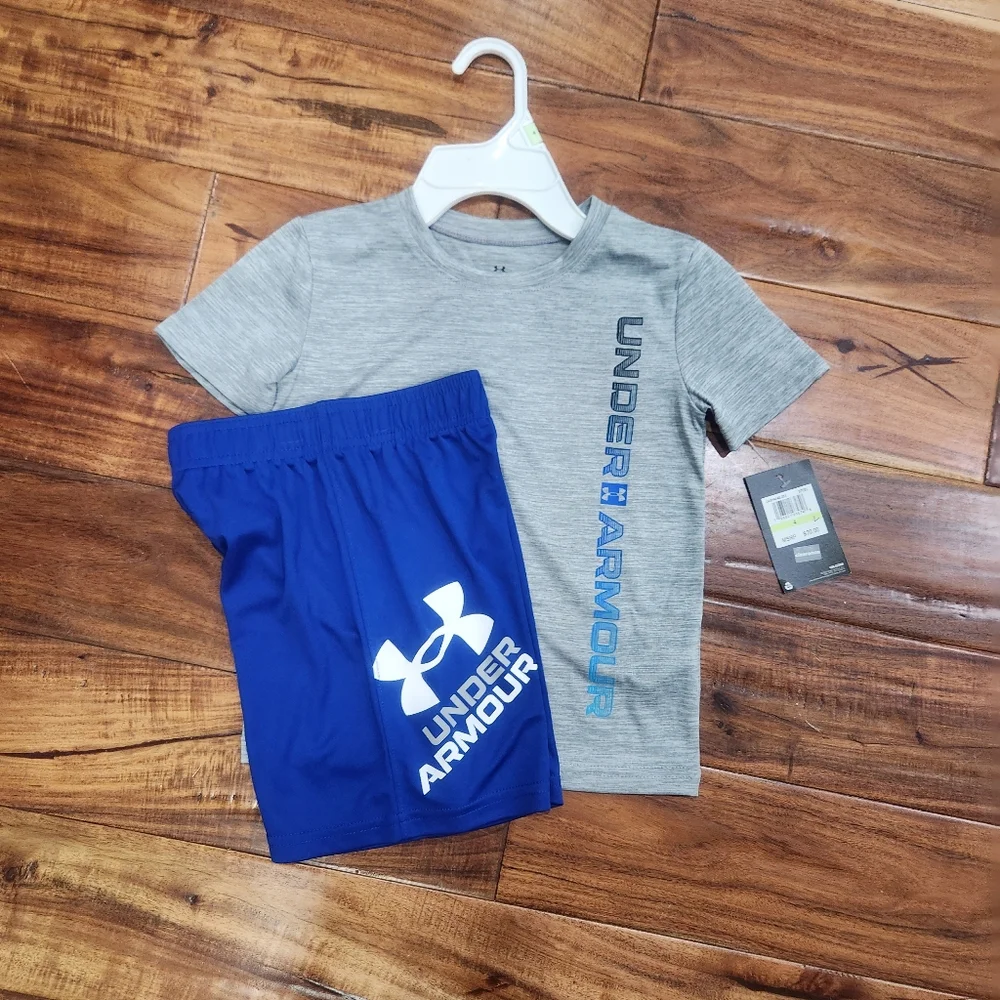 Under Armour Gray and Blue Kids Set - Picture 3 of 3